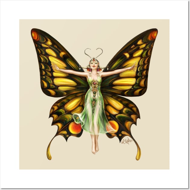 Butterfly Flapper Wall Art by Ellador